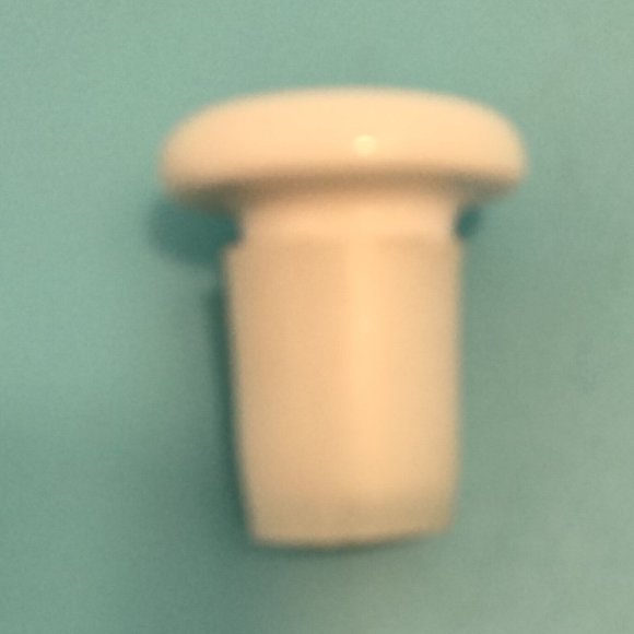 White Ceramic Cruet Vinegar Oil Vintage Pottery China Pourer Stopper Xcell - Picture 10 of 16